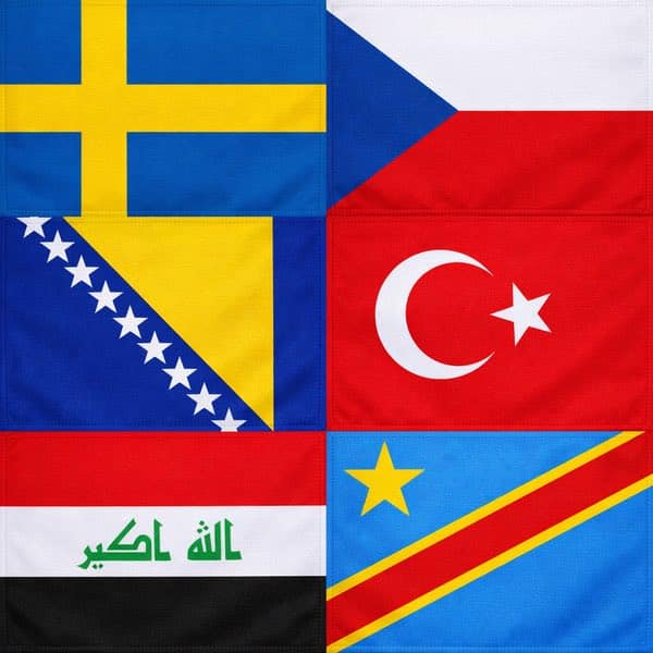 Playoffet är nu avgjort & de gick vidare - Se alla nationer som är klara för fotbolls-VM 2026